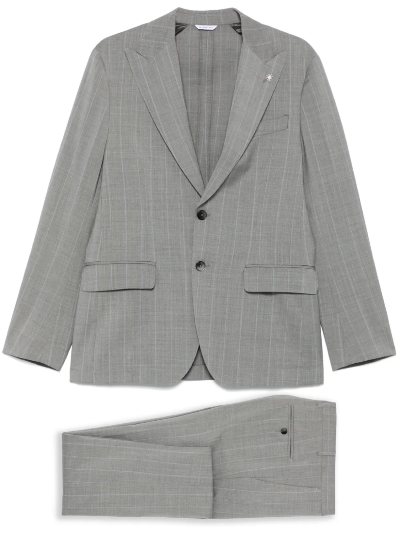 Полосатый костюм Мануэля Ритца Manuel Ritz, серый
Полосатый костюм Мануэля Ритца Manuel Ritz, серый