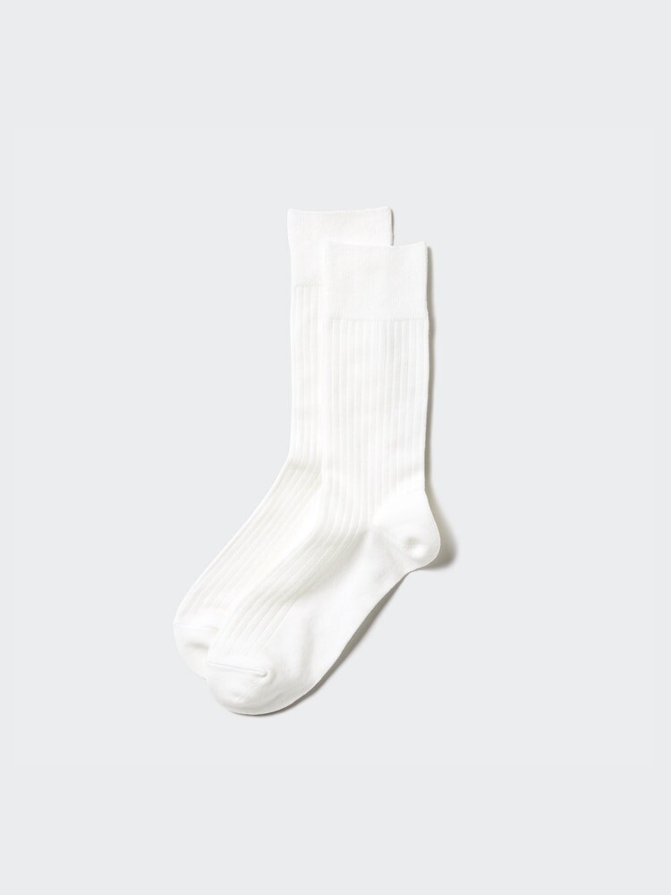 Носки Heattech широкие в рубчик Uniqlo, цвет 01 белый
Носки Heattech широкие в рубчик Uniqlo, цвет 01 белый