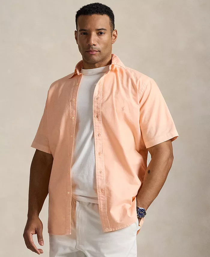 Мужская рубашка Oxford Big & Tall с минеральной окраской Polo Ralph Lauren, оранжевый
Мужская рубашка Oxford Big & Tall с минеральной окраской Polo Ralph Lauren, оранжевый