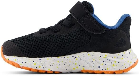 Кроссовки для бега New Balance Girls' Fresh Foam Arishi V4, черный/оранжевый/голубой
Кроссовки для бега New Balance Girls' Fresh Foam Arishi V4, черный/оранжевый/голубой