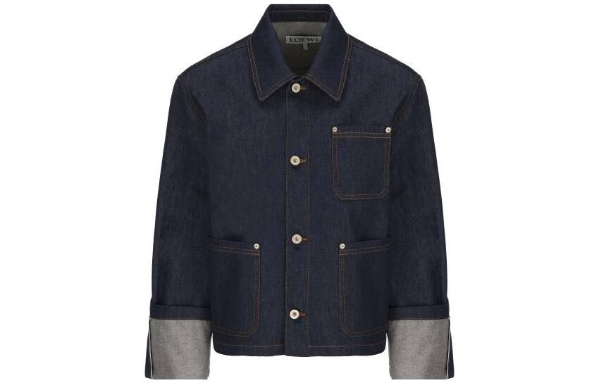 Куртка джинсовая женская Loewe на пуговицах, синий
Куртка джинсовая женская Loewe на пуговицах, синий