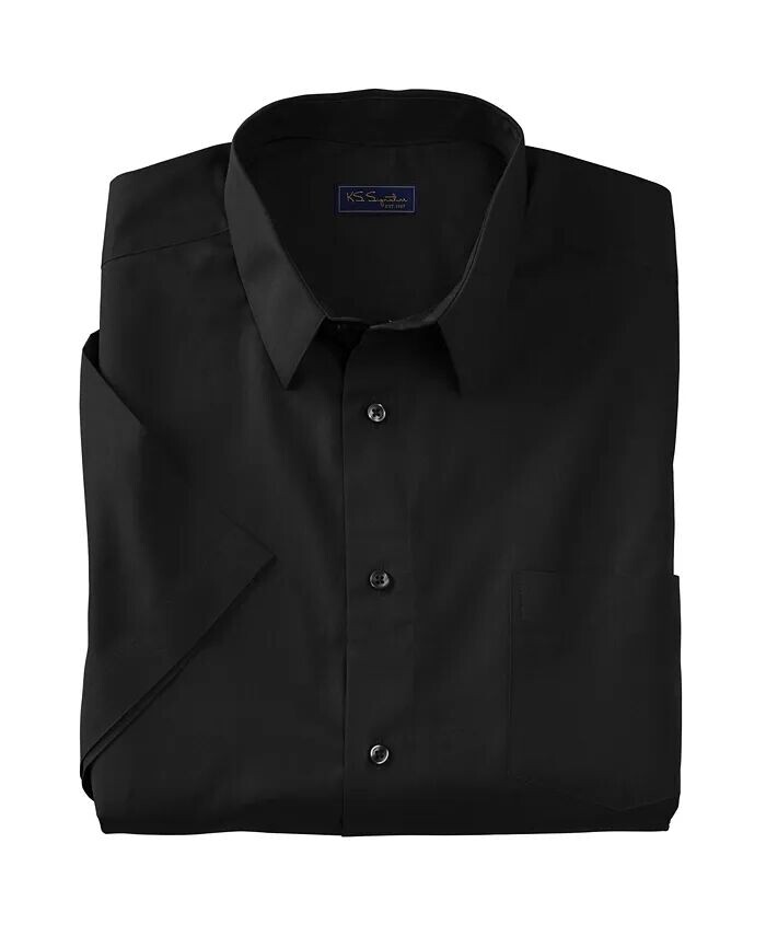 Классическая рубашка без морщин с короткими рукавами Big & Tall KingSize, черный
Классическая рубашка без морщин с короткими рукавами Big & Tall KingSize, черный