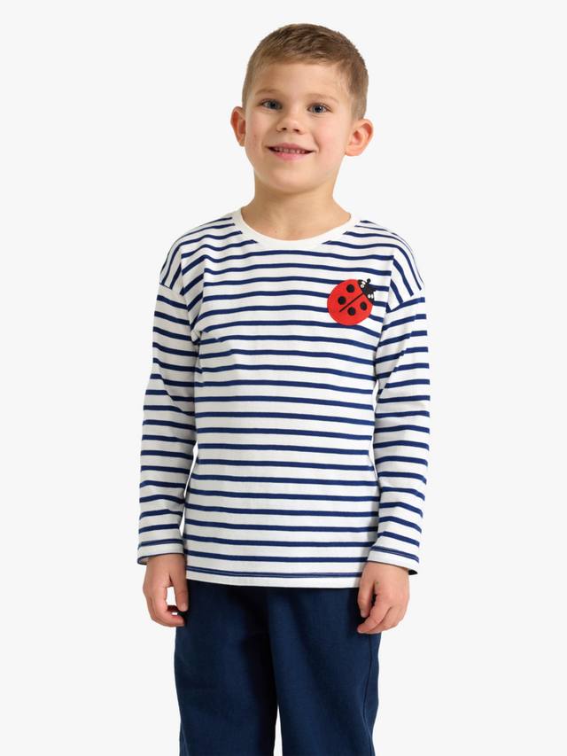 Детский топ с длинными рукавами Ladybird Stripe Lindex, Light Dusty White
Детский топ с длинными рукавами Ladybird Stripe Lindex, Light Dusty White