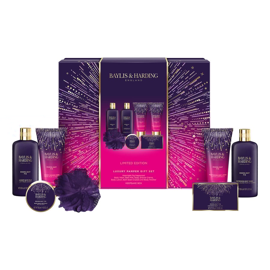Baylis & Harding Moonlight Fig - роскошный подарочный набор средств по уходу за телом в коробке Baylis&Harding
Baylis & Harding Moonlight Fig - роскошный подарочный набор средств по уходу за телом в коробке Baylis&Harding