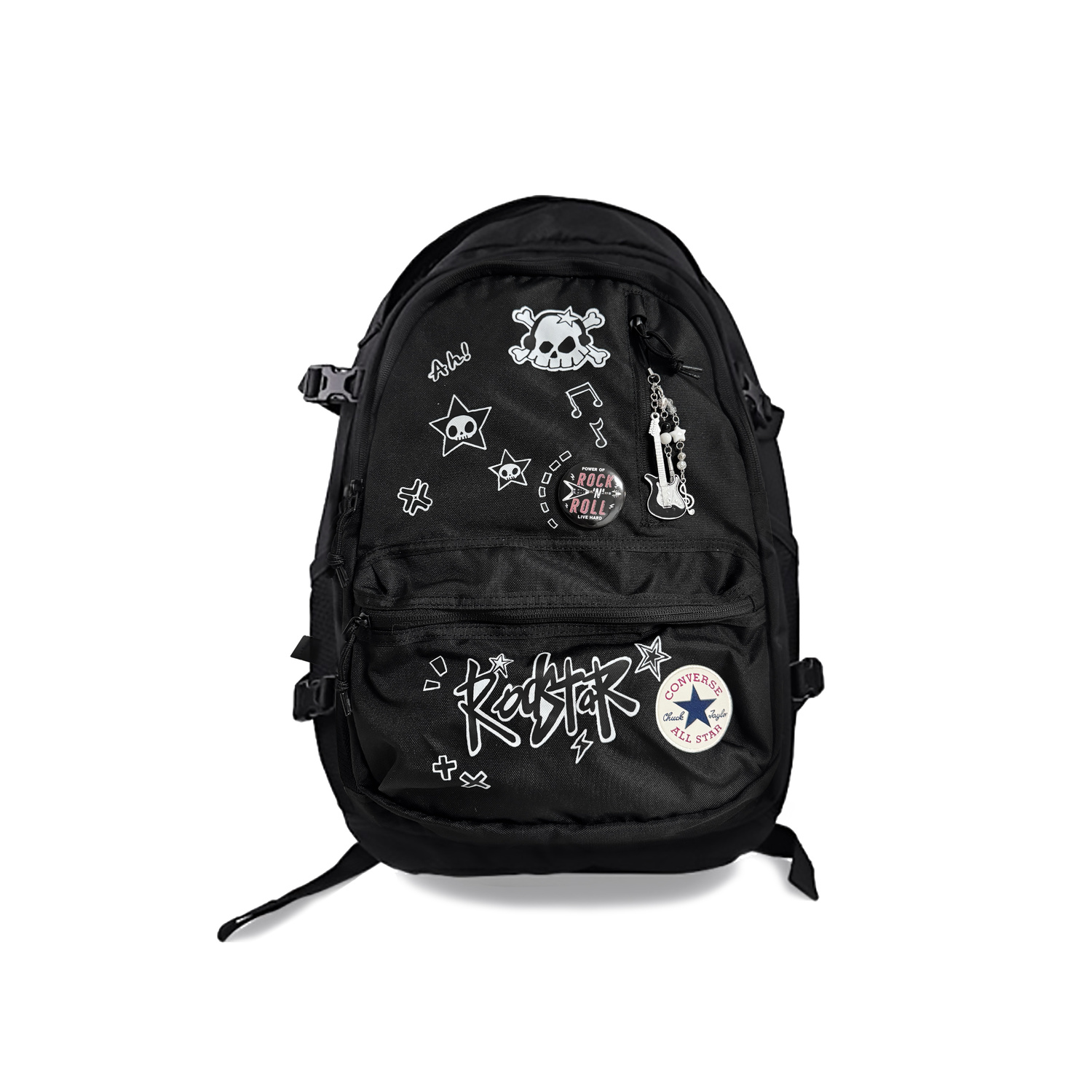 Converse Полиэстеровый рюкзак унисекс черный, Black
Converse Полиэстеровый рюкзак унисекс черный, Black