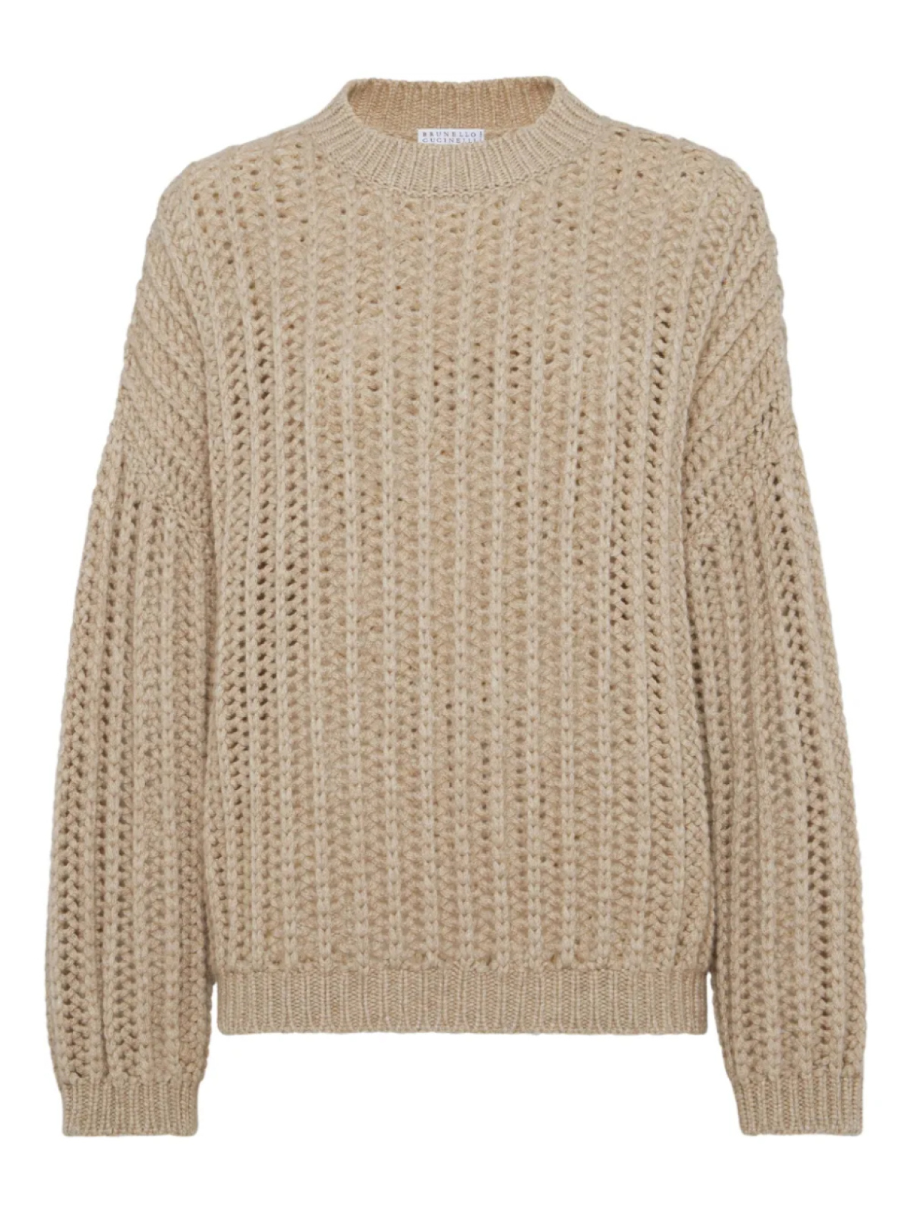 Brunello Cucinelli кашемировый свитер крупной вязки, коричневый
Brunello Cucinelli кашемировый свитер крупной вязки, коричневый