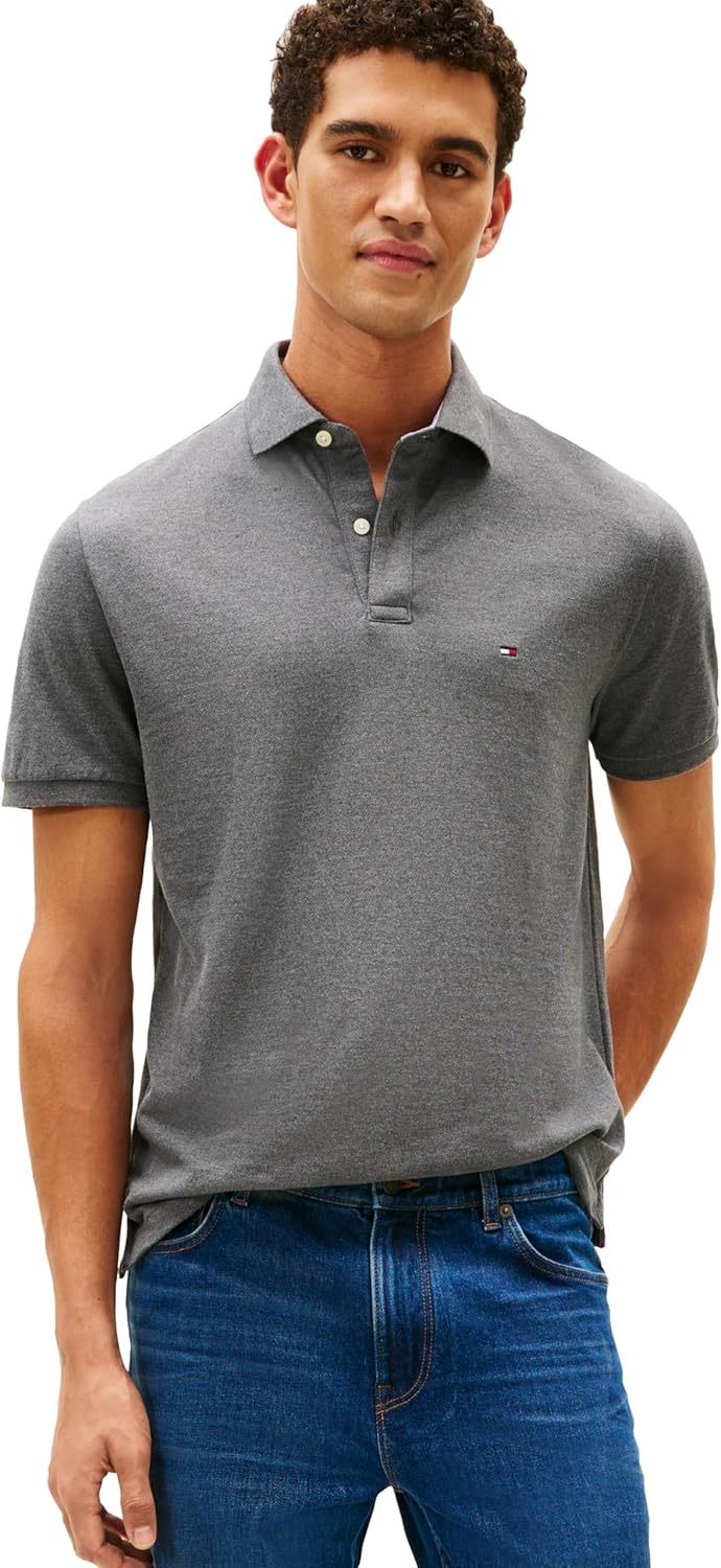 Мужская рубашка-поло Tommy Hilfiger с коротким рукавом из хлопкового пике, классический крой, Medium Grey Heather, Серый, Мужская рубашка-поло Tommy Hilfiger с коротким рукавом из хлопкового пике, классический крой, Medium Grey Heather
Мужская рубашка-поло Tommy Hilfiger с коротким рукавом из хлопкового пике, классический крой, Medium Grey Heather, Серый, Мужская рубашка-поло Tommy Hilfiger с коротким рукавом из хлопкового пике, классический крой, Medium Grey Heather