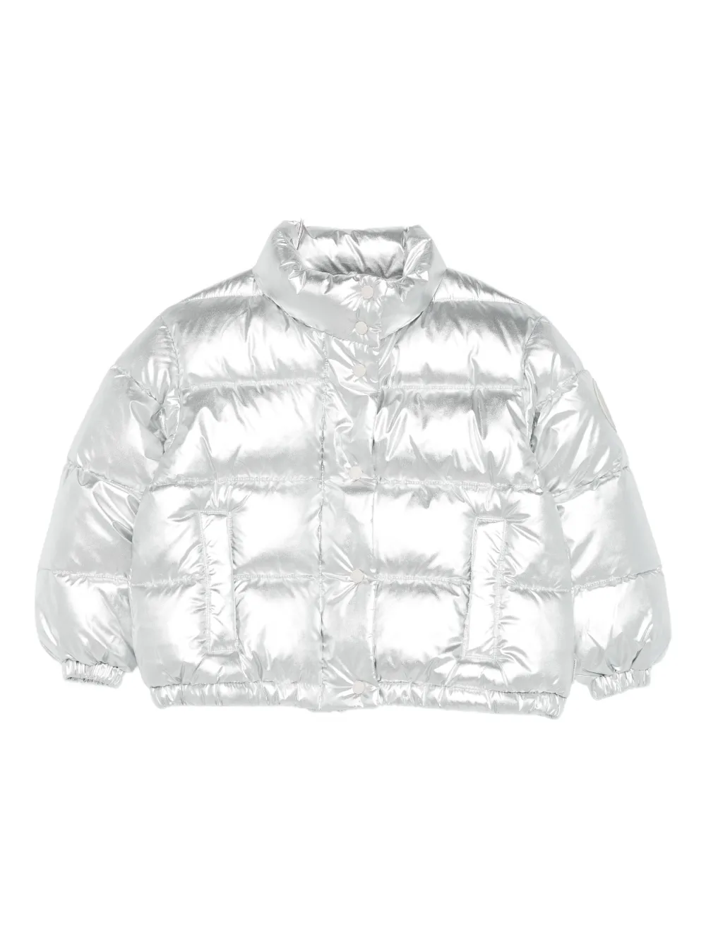 Стёганая куртка с металлизированным блеском Save The Duck Kids, серебристый
Стёганая куртка с металлизированным блеском Save The Duck Kids, серебристый