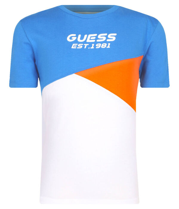 Футболка детская Guess с принтом, мультиколор
Футболка детская Guess с принтом, мультиколор