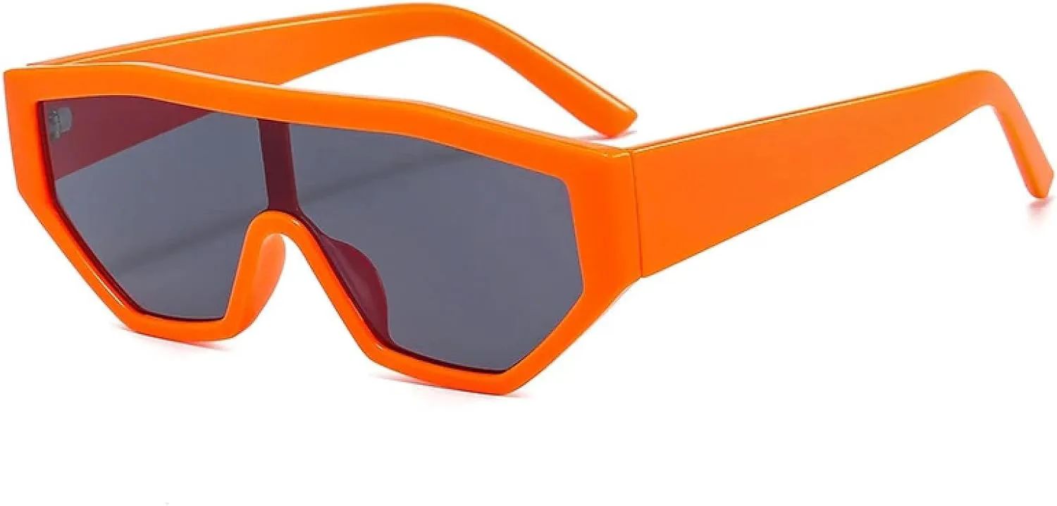 Модные яркие цельные женские солнцезащитные очки «кошачий глаз» в стиле ретро с градиентным переходом цвета и защитой от УФ-излучения UV400 TVTBBVV, Orange Gray
Модные яркие цельные женские солнцезащитные очки «кошачий глаз» в стиле ретро с градиентным переходом цвета и защитой от УФ-излучения UV400 TVTBBVV, Orange Gray