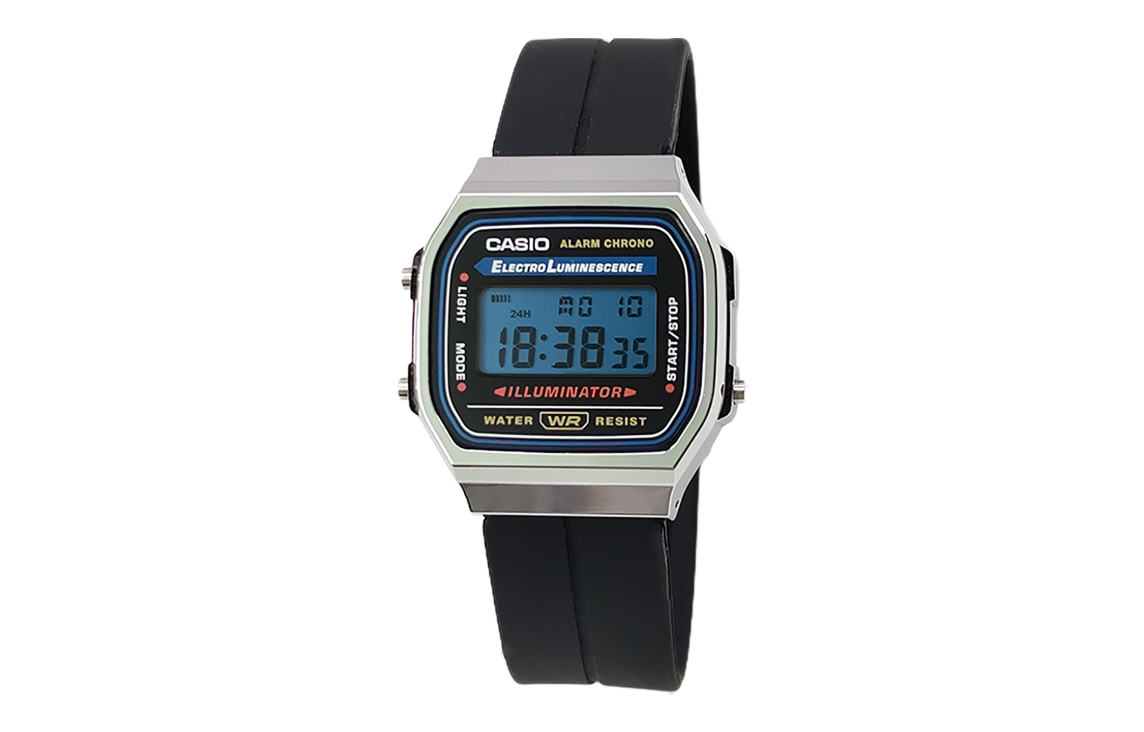 CASIO Кварцевые часы Retrofit Series с силиконовым ремешком, мужские часы с черным циферблатом
CASIO Кварцевые часы Retrofit Series с силиконовым ремешком, мужские часы с черным циферблатом