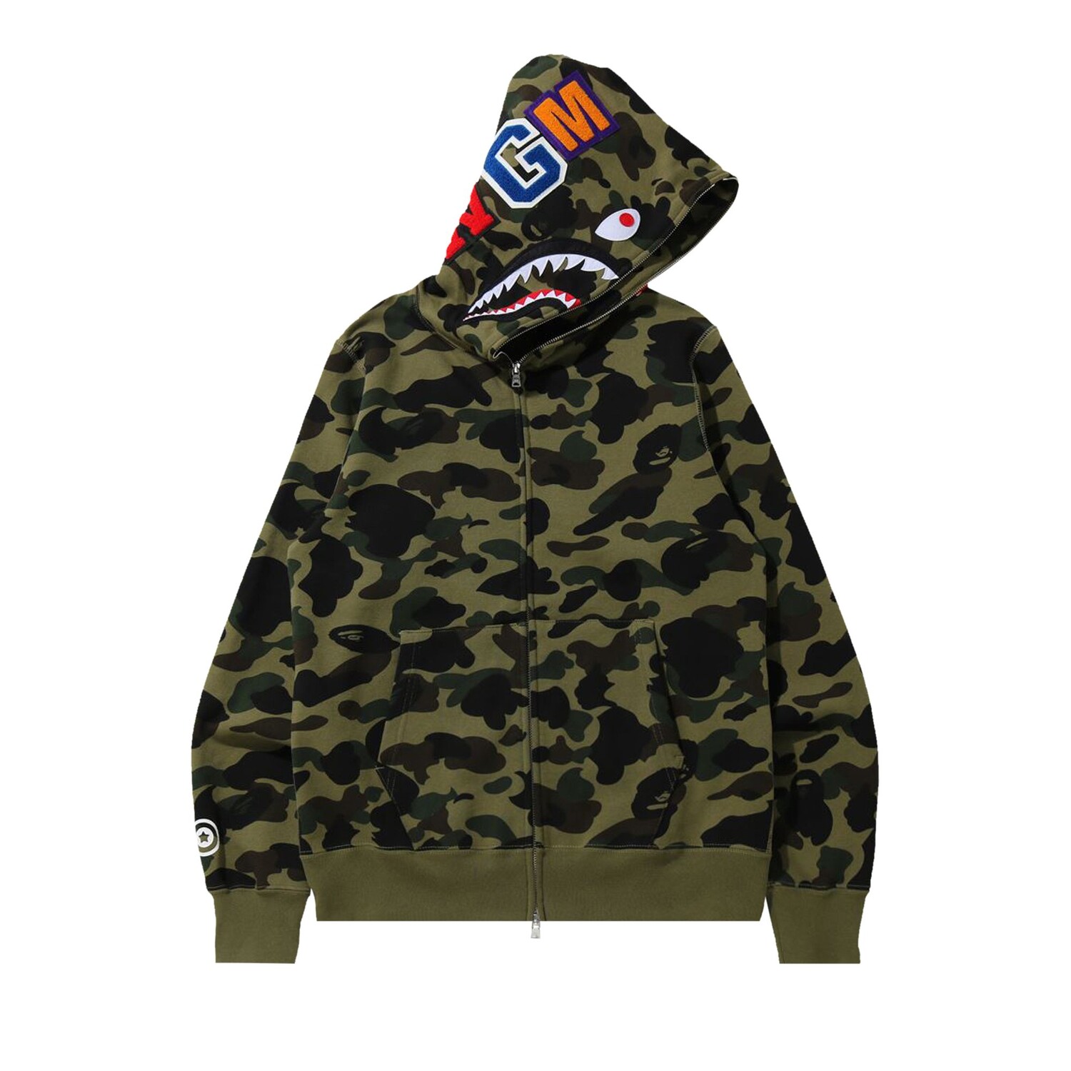 BAPE 1st Camo Shark Толстовка на молнии на всю длину, цвет Зеленый
BAPE 1st Camo Shark Толстовка на молнии на всю длину, цвет Зеленый