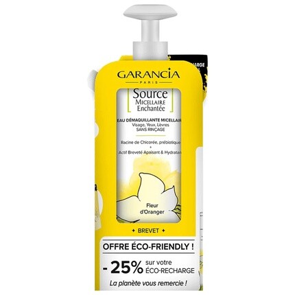 Source Micellar Enchantee Очищающая вода с ароматом цветков апельсина 400 мл Garancia
Source Micellar Enchantee Очищающая вода с ароматом цветков апельсина 400 мл Garancia