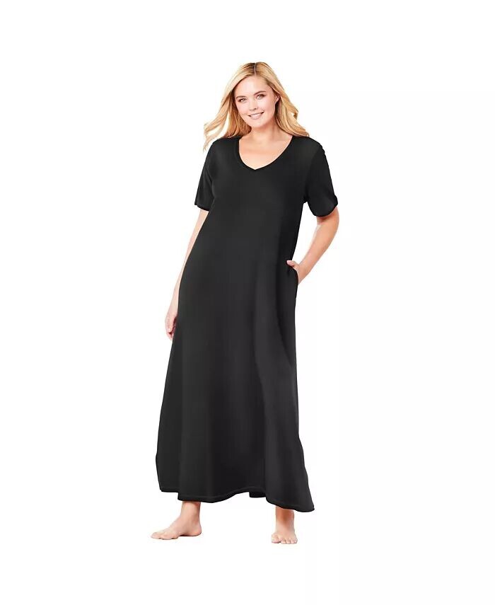 Длинная футболка больших размеров Dreams & Co., черный
Длинная футболка больших размеров Dreams & Co., черный