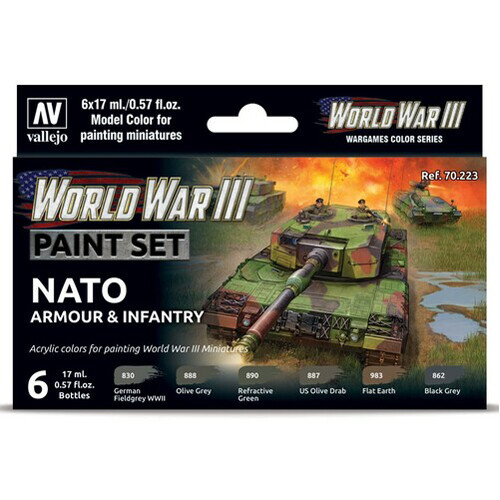 Фигурки Nato Armour & Infantry (6)
Фигурки Nato Armour & Infantry (6)