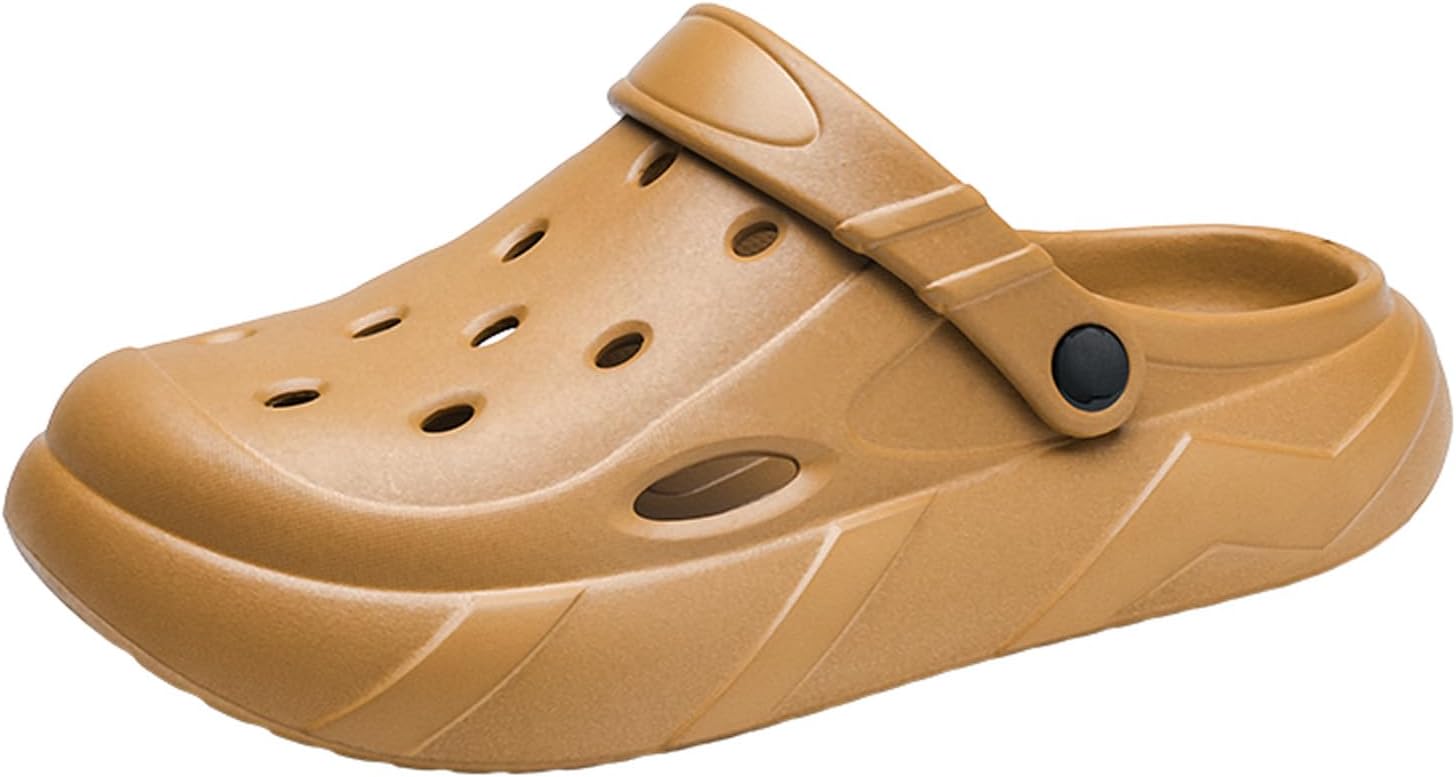 Мужские и женские сабо ihinzry, классические босоножки на платформе для сада, водонепроницаемые тапочки с мягкой стелькой, коричневый
Мужские и женские сабо ihinzry, классические босоножки на платформе для сада, водонепроницаемые тапочки с мягкой стелькой, коричневый