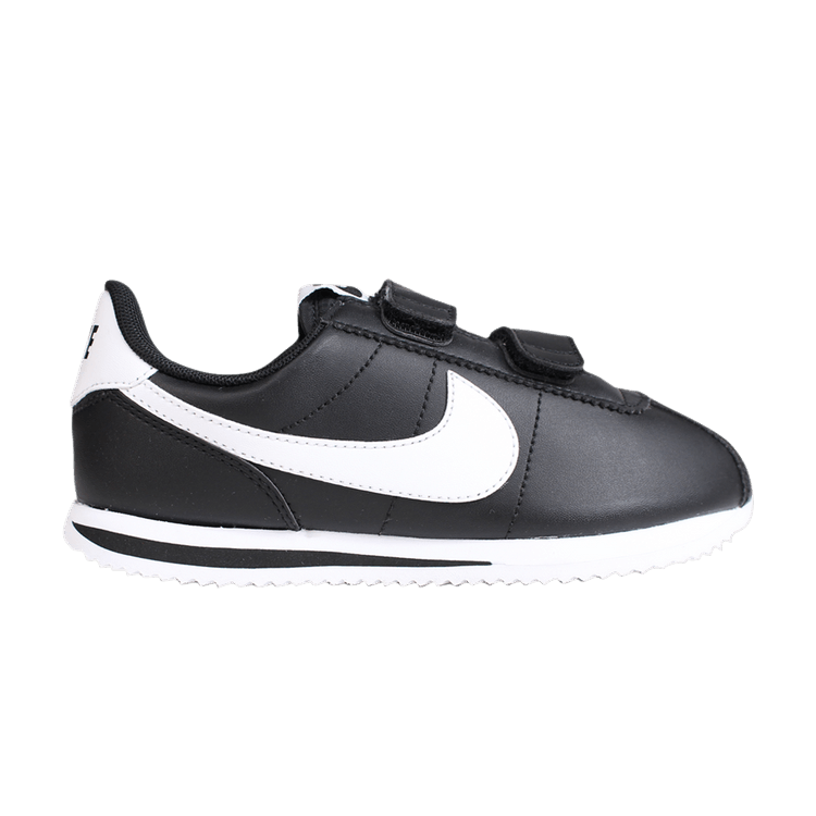 Кроссовки Nike Cortez Basic SL PS 'Black White', черный 
Кроссовки Nike Cortez Basic SL PS 'Black White', черный