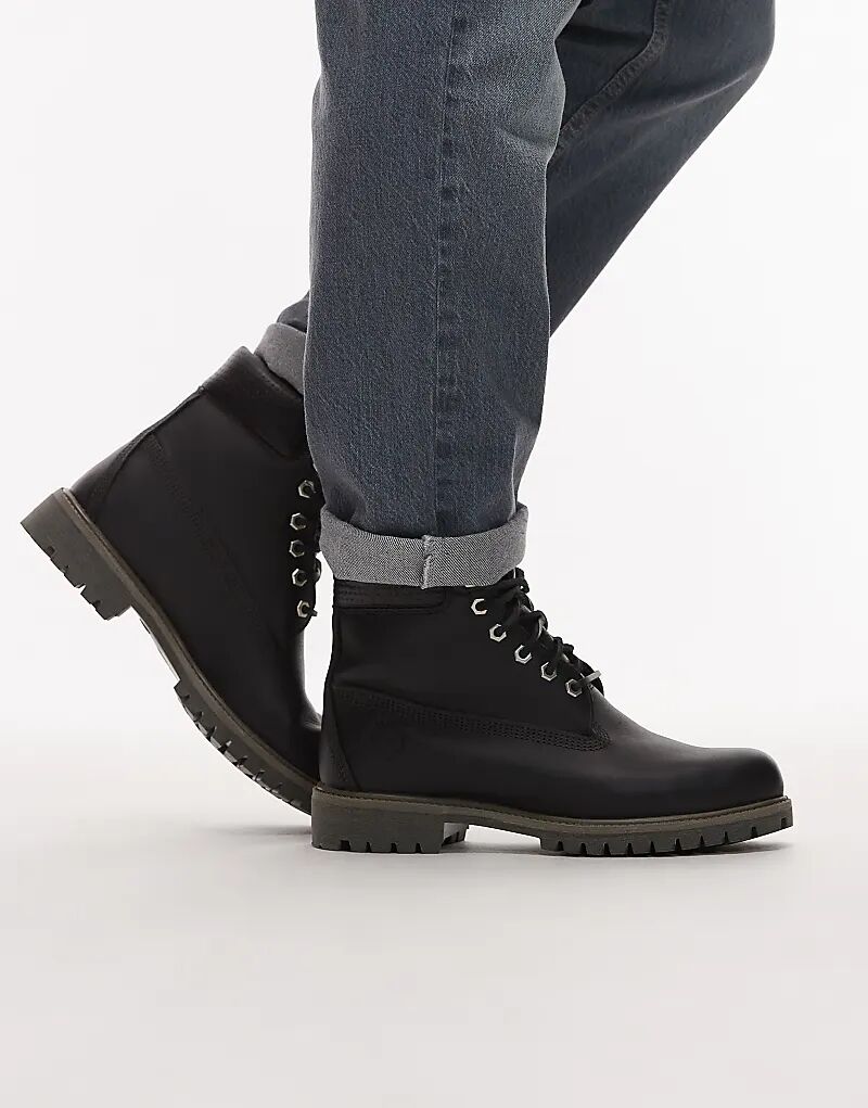 Ботинки Timberland премиум-класса высотой 6 дюймов из черной кожи с плетеными деталями
Ботинки Timberland премиум-класса высотой 6 дюймов из черной кожи с плетеными деталями