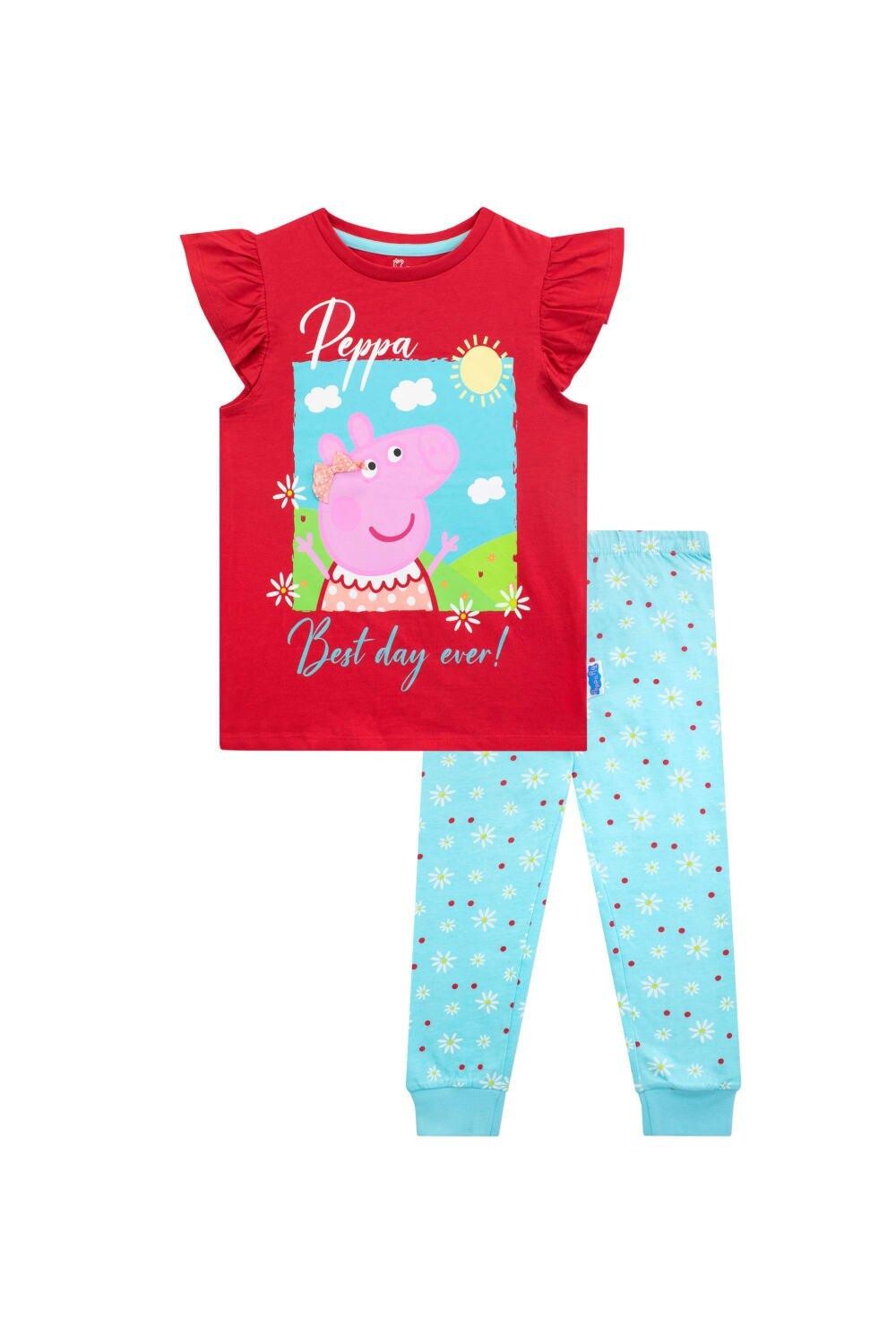 Хлопковая пижама «Лучший день на свете» Peppa Pig, мультиколор
Хлопковая пижама «Лучший день на свете» Peppa Pig, мультиколор