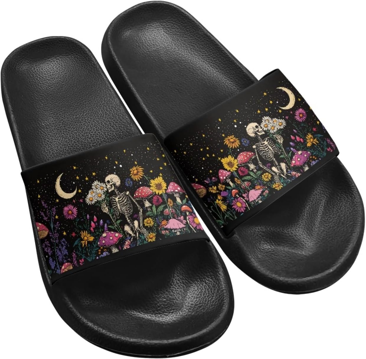 Сандалии Micoklinlin для женщин и мужчин, милые резиновые шлепанцы-слипоны, модные тапочки для душа, йоги, бассейна и пляжа, водонепроницаемые, Skeleton and Flower Print
Сандалии Micoklinlin для женщин и мужчин, милые резиновые шлепанцы-слипоны, модные тапочки для душа, йоги, бассейна и пляжа, водонепроницаемые, Skeleton and Flower Print