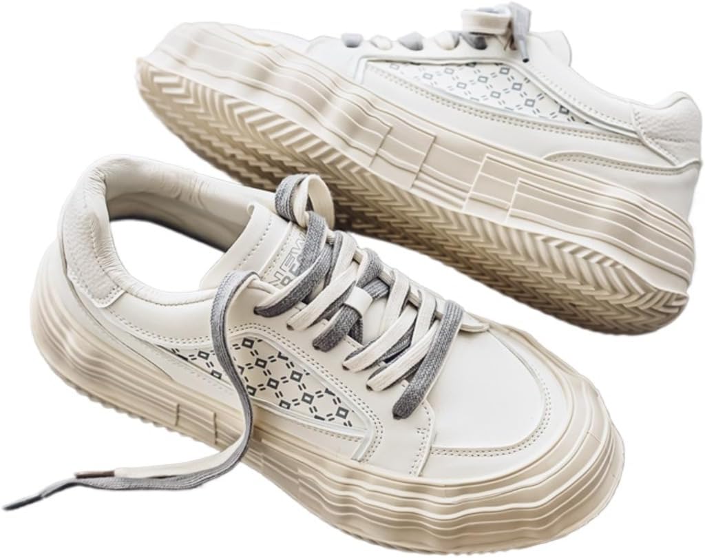 Мужские кроссовки Y2K на платформе из кожи, повседневные с шнуровкой, с увеличением роста на 3,8 см, массивная подошва, уличный стиль, удобная обувь для ежедневной ходьбы Ctkvbmeoi, бежевый
Мужские кроссовки Y2K на платформе из кожи, повседневные с шнуровкой, с увеличением роста на 3,8 см, массивная подошва, уличный стиль, удобная обувь для ежедневной ходьбы Ctkvbmeoi, бежевый