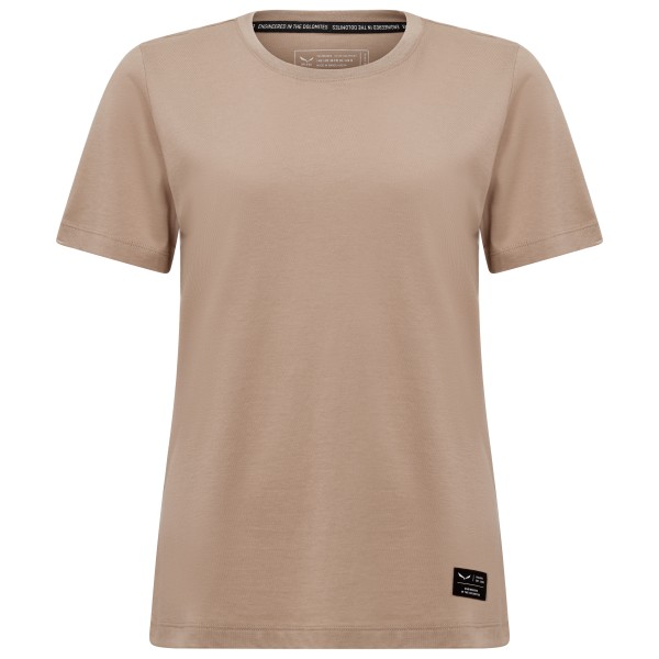 Женская футболка с нашивкой-логотипом орла - футболка Salewa, Quicksand
Женская футболка с нашивкой-логотипом орла - футболка Salewa, Quicksand