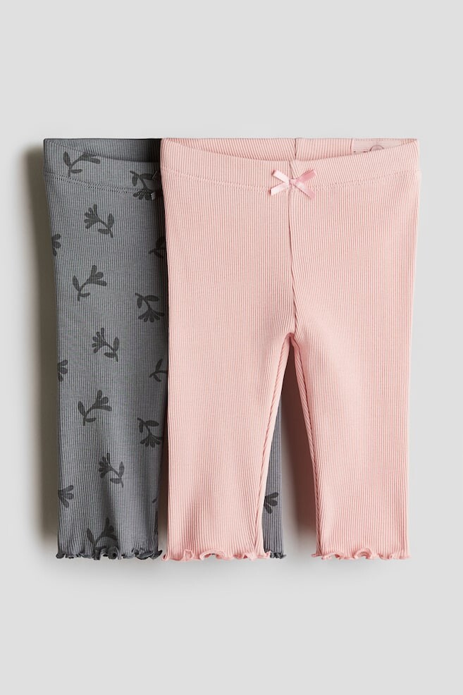 2 пары хлопковых леггинсов в рубчик H&M, мультиколор
2 пары хлопковых леггинсов в рубчик H&M, мультиколор