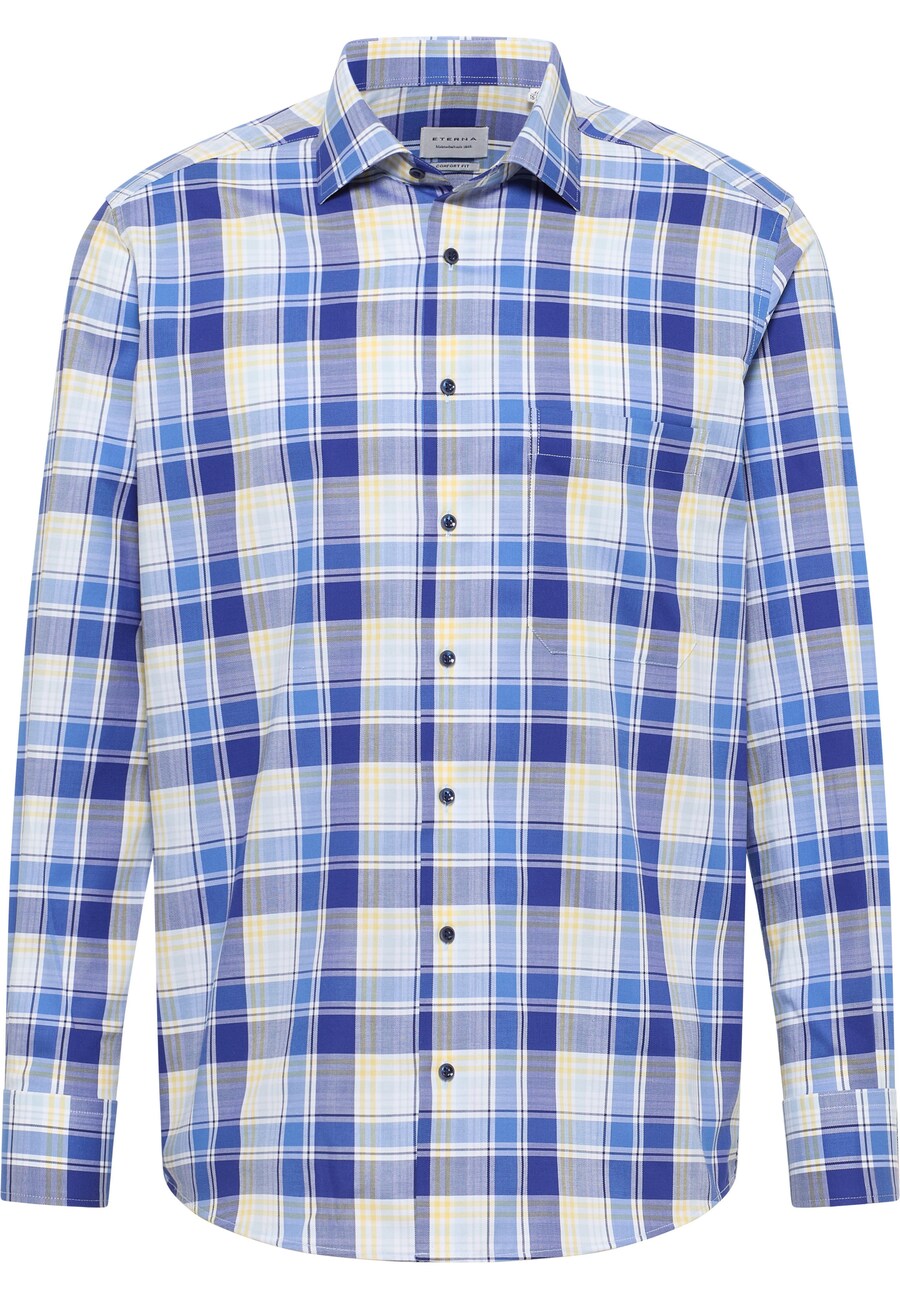Рубашка на пуговицах Comfort fit ETERNA, цвет Azure/Dark blue
Рубашка на пуговицах Comfort fit ETERNA, цвет Azure/Dark blue