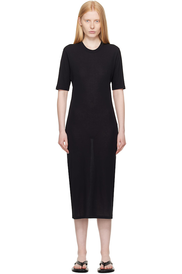 Хлопковое короткое платье макси с рукавами Ami Paris, черный
Хлопковое короткое платье макси с рукавами Ami Paris, черный