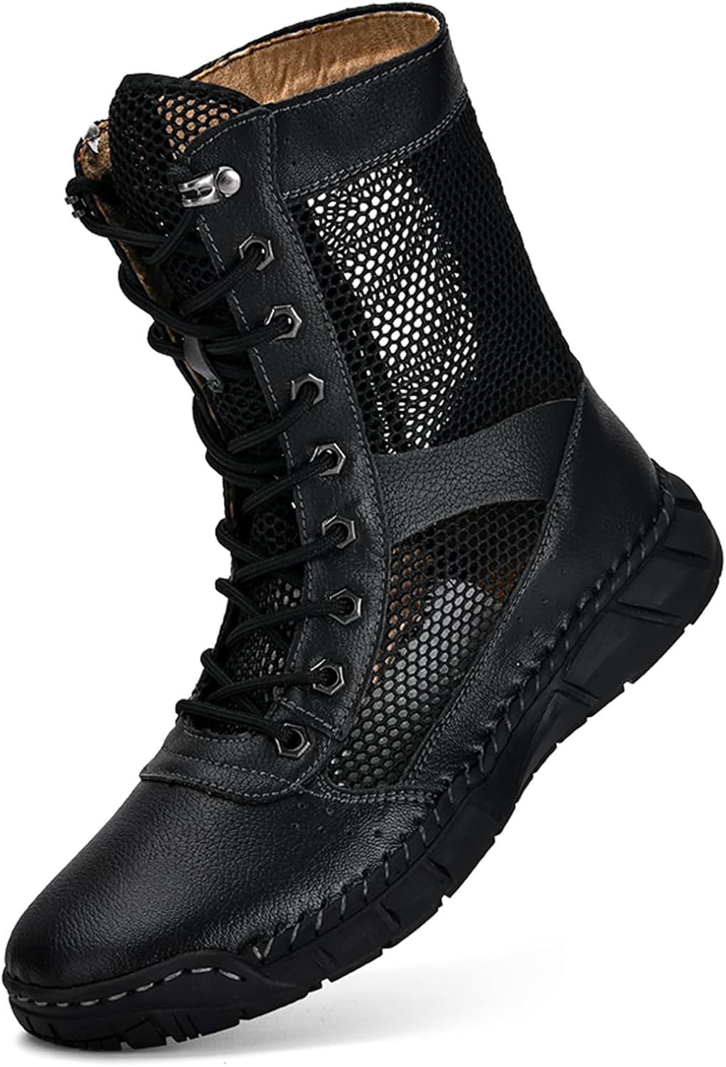 Мужские кожаные дышащие ботинки на шнуровке с нескользящей подошвой Tengfeifly, черный
Мужские кожаные дышащие ботинки на шнуровке с нескользящей подошвой Tengfeifly, черный