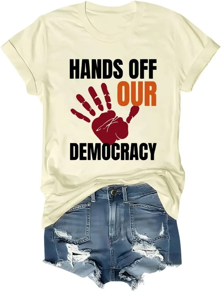 Футболка Hands Off Our Democracy
Футболка Hands Off Our Democracy