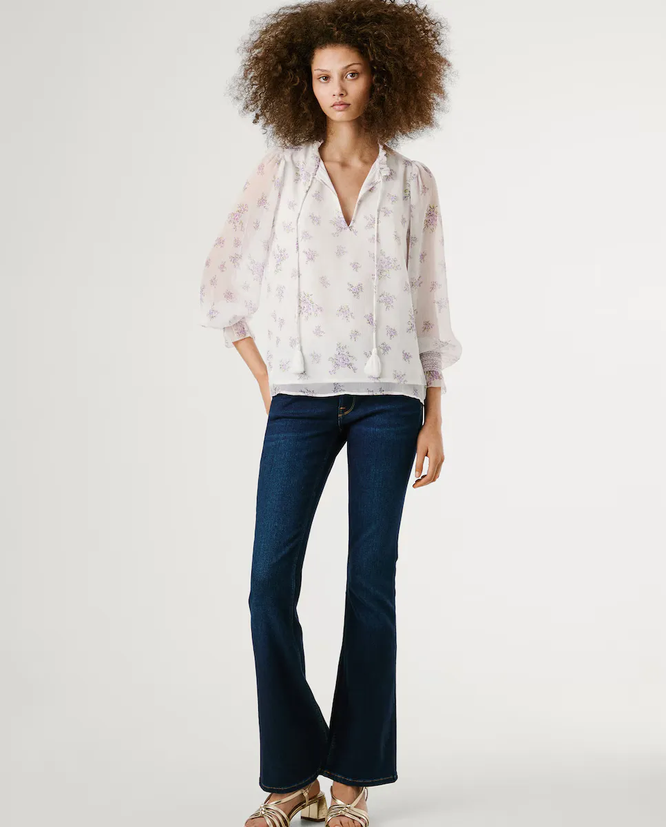 Женские ковбойские джинсы с низким голенищем из эластичной ткани Pepe Jeans, синий
Женские ковбойские джинсы с низким голенищем из эластичной ткани Pepe Jeans, синий