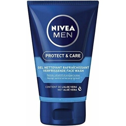 Очищающий гель для лица Men Protect & Care с водой 100 мл, Nivea
Очищающий гель для лица Men Protect & Care с водой 100 мл, Nivea