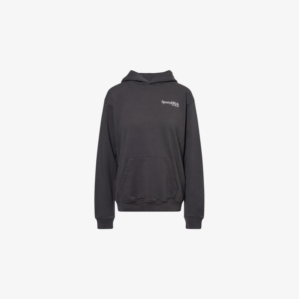 Худи Sporty & Rich с логотипом, черный
Худи Sporty & Rich с логотипом, черный