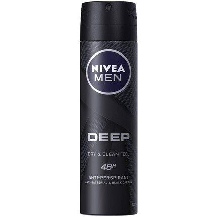 Мужской дезодорант Deep Dry & Clean Feel 48 часов, 150 мл Nivea
Мужской дезодорант Deep Dry & Clean Feel 48 часов, 150 мл Nivea