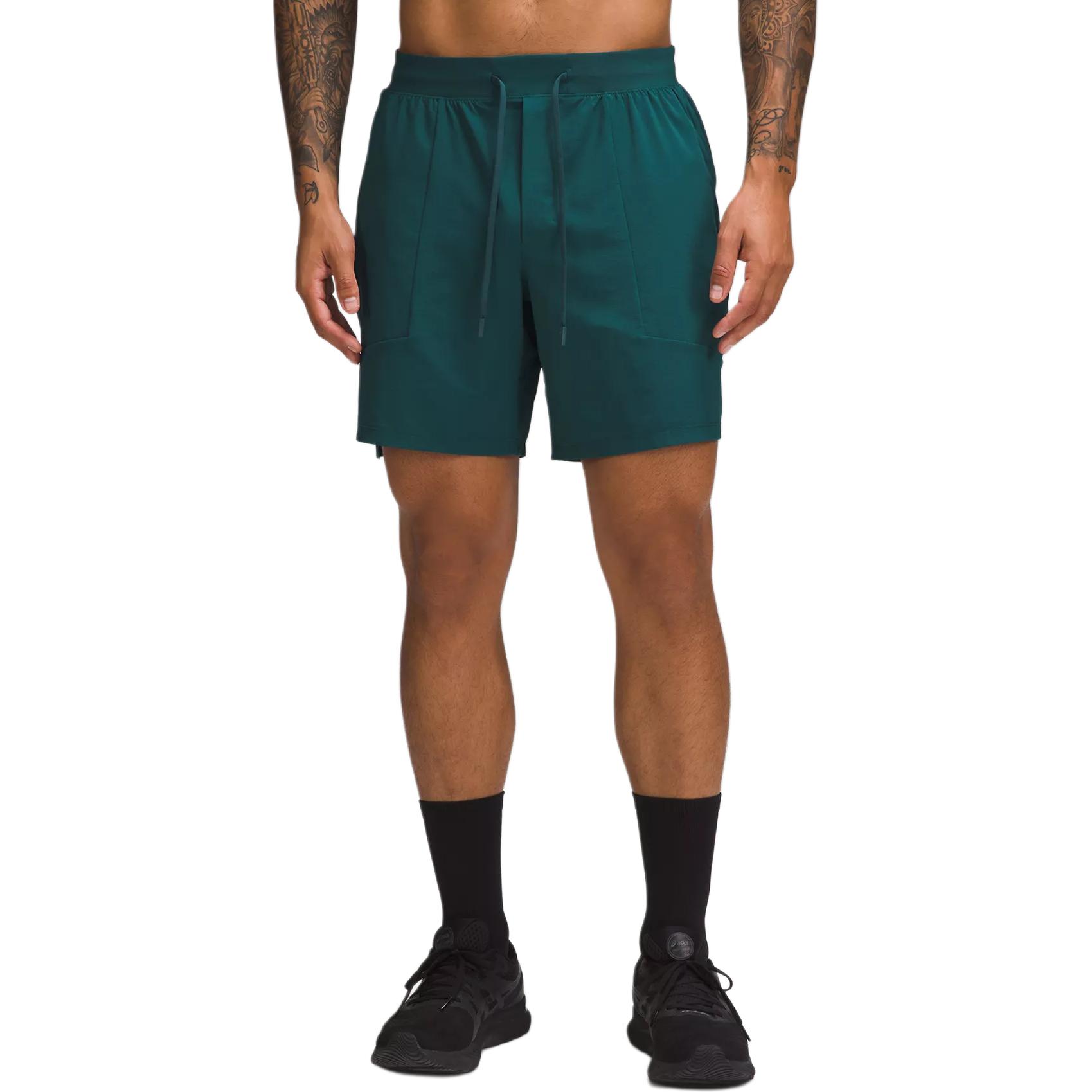 Шорты Casual мужские тонкие Lululemon, storm зеленый/smtl
Шорты Casual мужские тонкие Lululemon, storm зеленый/smtl