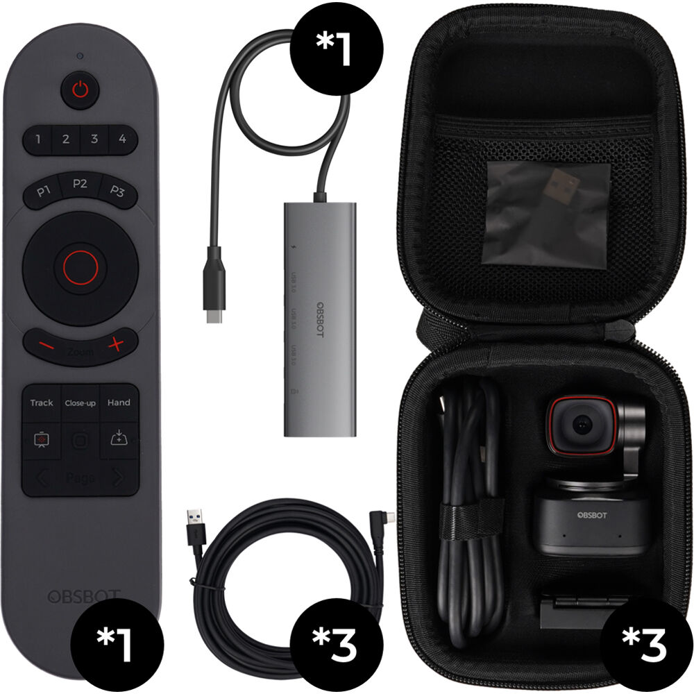 OBSBOT Tiny 2 Multicam Combo
OBSBOT Tiny 2 Multicam Combo