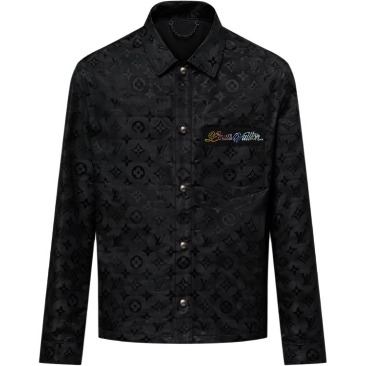 Рубашка Monogram Moire Jacquard Silk Overshirt LOUIS VUITTON, черный
Рубашка Monogram Moire Jacquard Silk Overshirt LOUIS VUITTON, черный