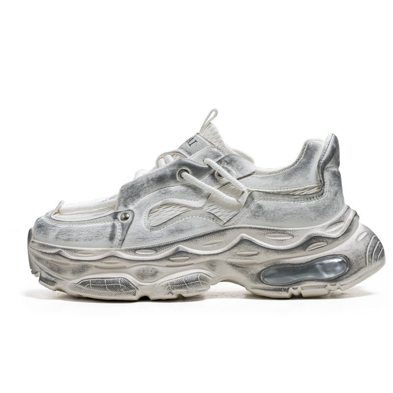 COPICVEN Серые мужские кроссовки низкие массивные дышащие устойчивые к истиранию, цвет Gray 
COPICVEN Серые мужские кроссовки низкие массивные дышащие устойчивые к истиранию, цвет Gray