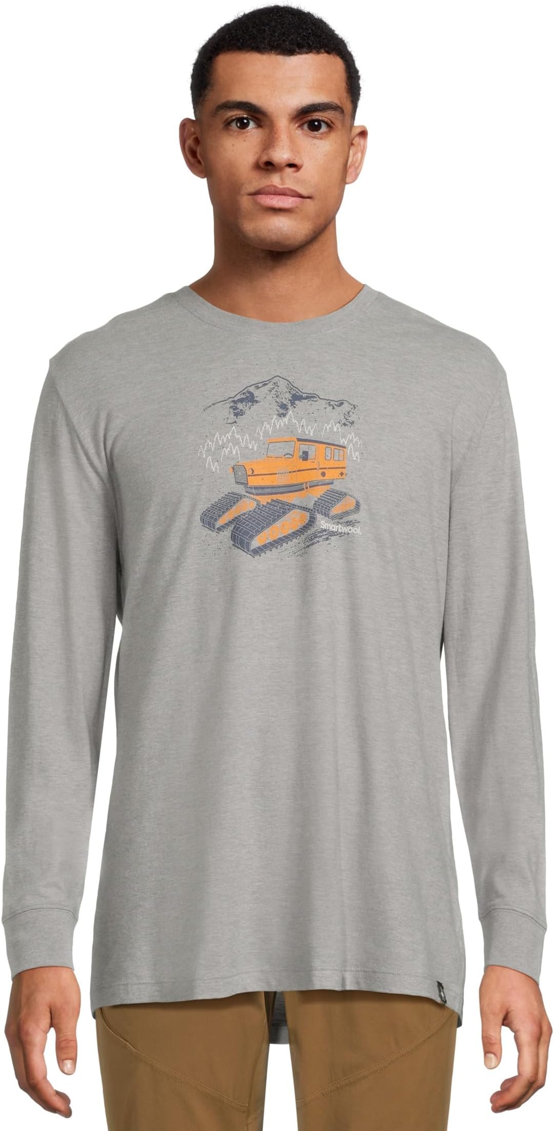 Мужская футболка с длинным рукавом и принтом Snowcat Smartwool, Light Gray Heather
Мужская футболка с длинным рукавом и принтом Snowcat Smartwool, Light Gray Heather