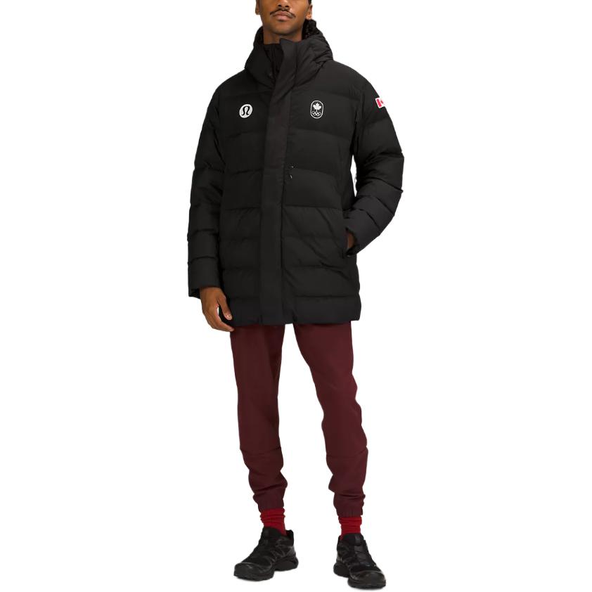 Lululemon Пуховик мужской белый, Black/Blk 
Lululemon Пуховик мужской белый, Black/Blk