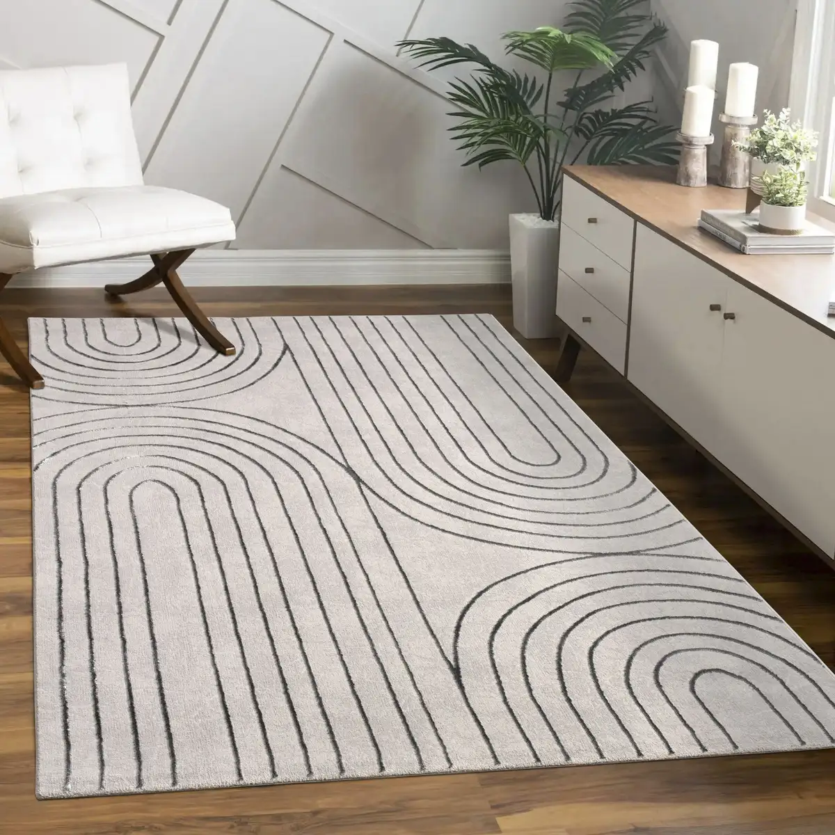Ковер Paco Home "Tuana 215", прямоугольный, короткий ворс, радуга, высокая-низкая структура, скандинавский вид 120х160 см, серый
Ковер Paco Home "Tuana 215", прямоугольный, короткий ворс, радуга, высокая-низкая структура, скандинавский вид 120х160 см, серый