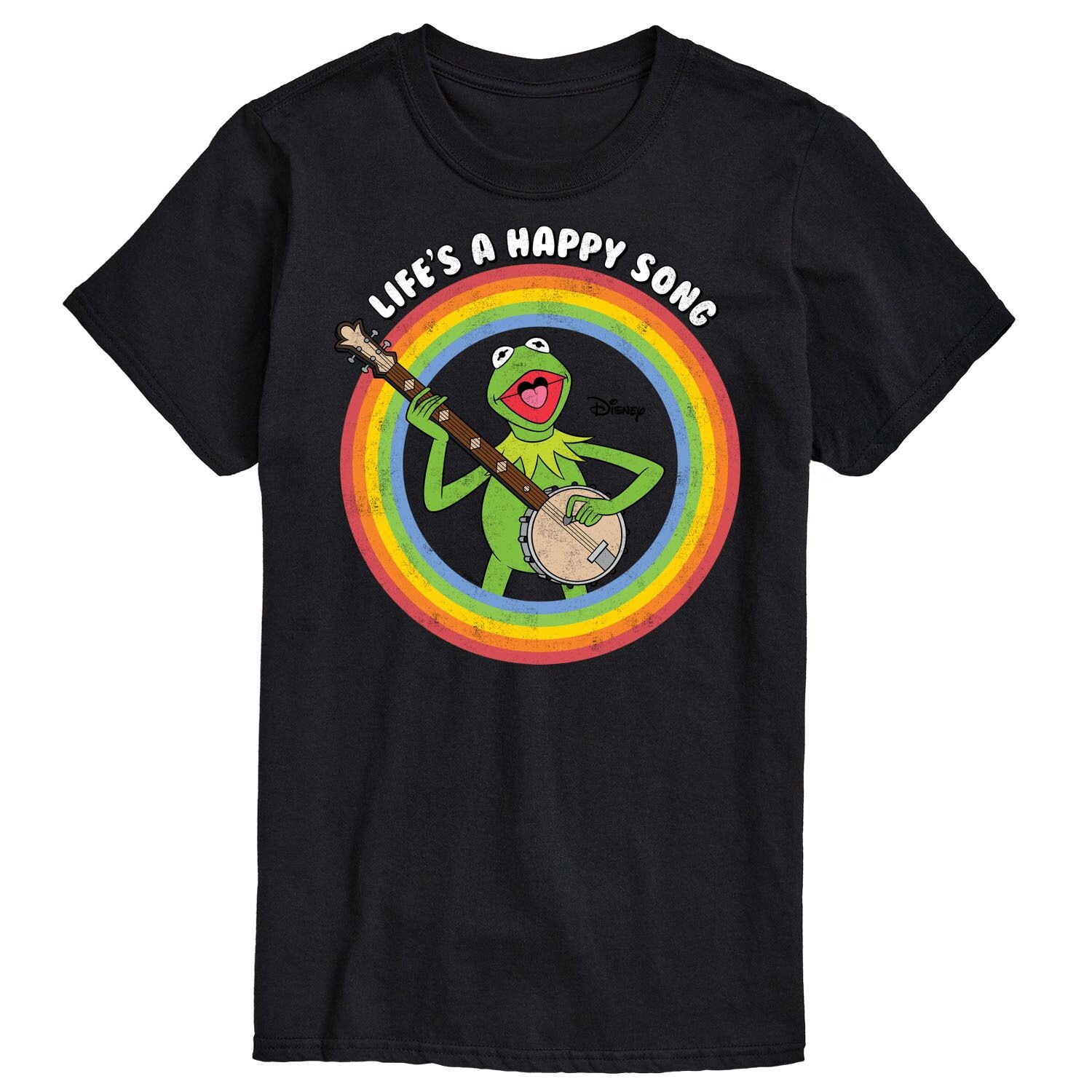 Мужская футболка Disney's The Muppets Lifes A Happy Song Licensed Character, черный
Мужская футболка Disney's The Muppets Lifes A Happy Song Licensed Character, черный