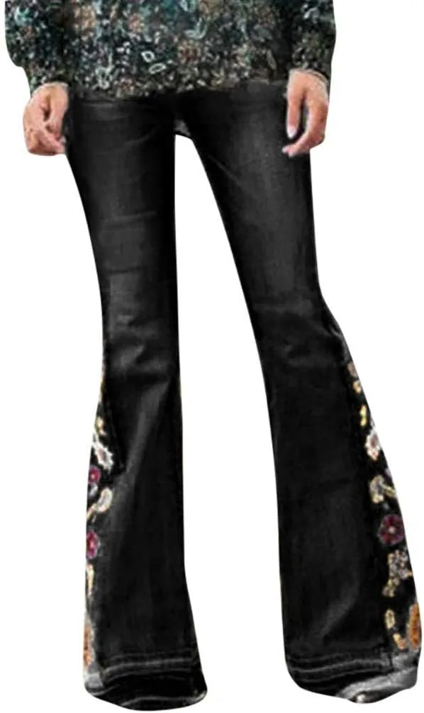 Джинсы женские Flared 70s High Waisted Lightweight Denim Embroidered Bootcut GKZA
Джинсы женские Flared 70s High Waisted Lightweight Denim Embroidered Bootcut GKZA
