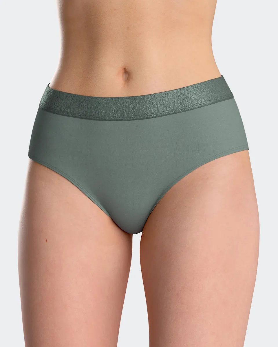 Классические однотонные трусы с эластичным поясом Impetus, зеленый
Классические однотонные трусы с эластичным поясом Impetus, зеленый