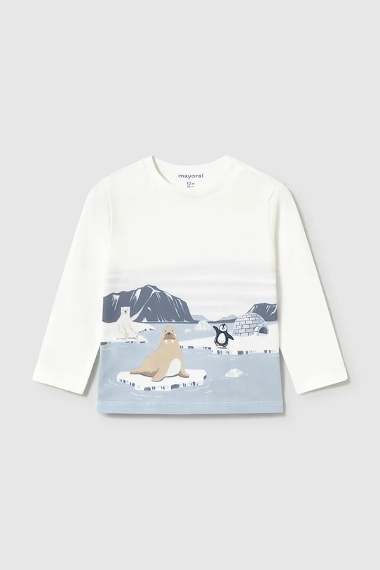 Детский хлопковый лонгслив Mayoral, белый
Детский хлопковый лонгслив Mayoral, белый