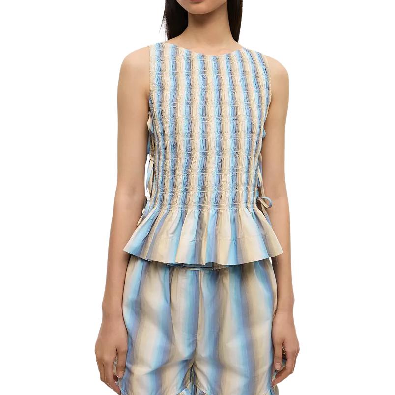 Полосатая блузка GANNI, мультиколор
Полосатая блузка GANNI, мультиколор