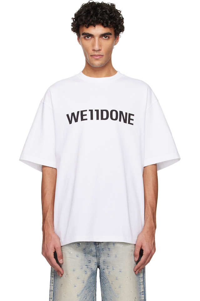 Большая базовая футболка с логотипом We11Done, белый
Большая базовая футболка с логотипом We11Done, белый