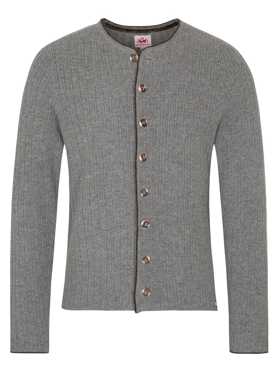 Вязаный кардиган SPIETH & WENSKY Gerber, светло-серый
Вязаный кардиган SPIETH & WENSKY Gerber, светло-серый