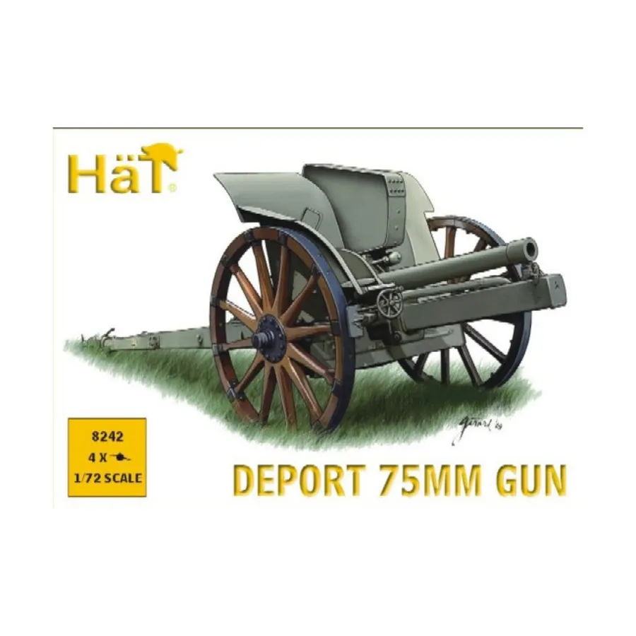 75-мм пушка Депорт, Historical Plastic Military Figures - WWI (1:72) (Hat Industries)
75-мм пушка Депорт, Historical Plastic Military Figures - WWI (1:72) (Hat Industries)